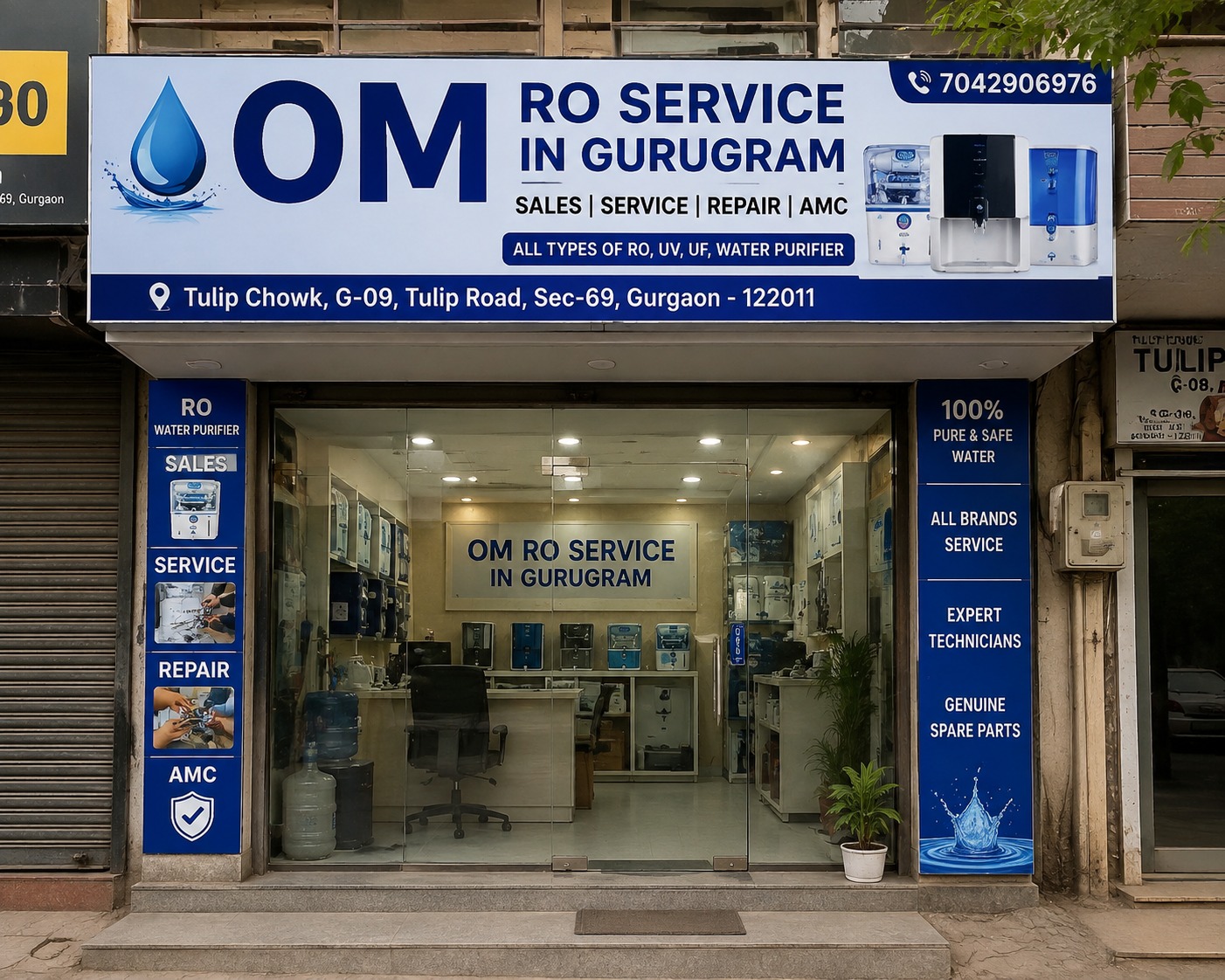 Om RO Service shop in Sector 69 Gurugram